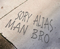 SORY alias MAN BRO